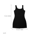 thumbnail image 2 of FRCOLOR Women One Piece Yoga Bodysuit Shorts Workout Jumpsuit Gym Jumpsuit Athletic Romper Exercise Cute Outfits For Women, 2 of 8