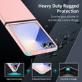 thumbnail image 5 of Allytechgroup Galaxy Z Flip 7 Case with Screen Protector, Sliding Camera Lens Protector Anti-Scratch Full Body Shockproof Anti-Scratch Rugged Phone Case Cover for Samsung Galaxy Z Flip 7,Pink, 5 of 8