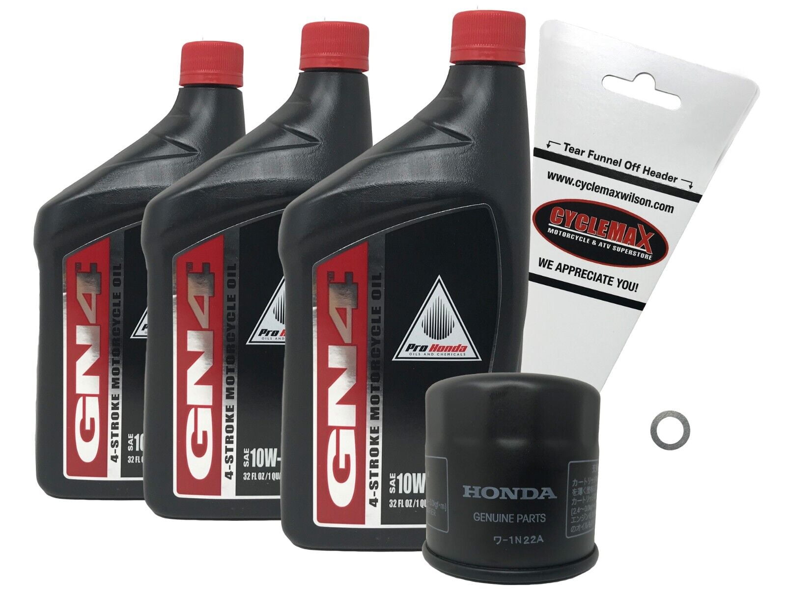 Cyclemax Genuine OEM Oil Change Kit for 2023 Honda CRF300 L/LA/LDA/LR