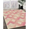 thumbnail image 3 of Ahgly Company Tapis Rectangulaire Orange Lavable en Machine, 7 Pieds x 10 Pieds, 3 of 7