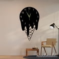 thumbnail image 4 of Handmadetneonsign Ice Cream Wall Clock Unique, Year Date Round Wall Clock, Text Oversize Wall Clock 55798, 4 of 5