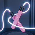 thumbnail image 4 of LED Skipping Rope Exercise Adjustable Skipping Rope For Kids Children Beginners Pink, 4 of 8