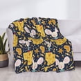 thumbnail image 3 of Rateoe Mouse Cheese Pattern Flannel Throw Blanket, Ultra-soft Blanket for Bed, Couch, Car, Hypoallergenic Anti-pilling blanket-80"x60"(Horizontal), 3 of 6