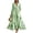 Green, variant on Sundresses for Women Printed V-Neck Long Leeve Maxi Dress Flowy Elegant Party Wedding Guest Dresses