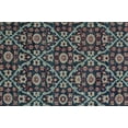 thumbnail image 5 of Feizy Piraj Traditional Bordered, Blue/Green/Red, 7'9" x 9'9" Area Rug Stain Water Resistant Pet & Kid Friendly Vintage Persian Design Carpet for Living Dining Bed Room, 5 of 6
