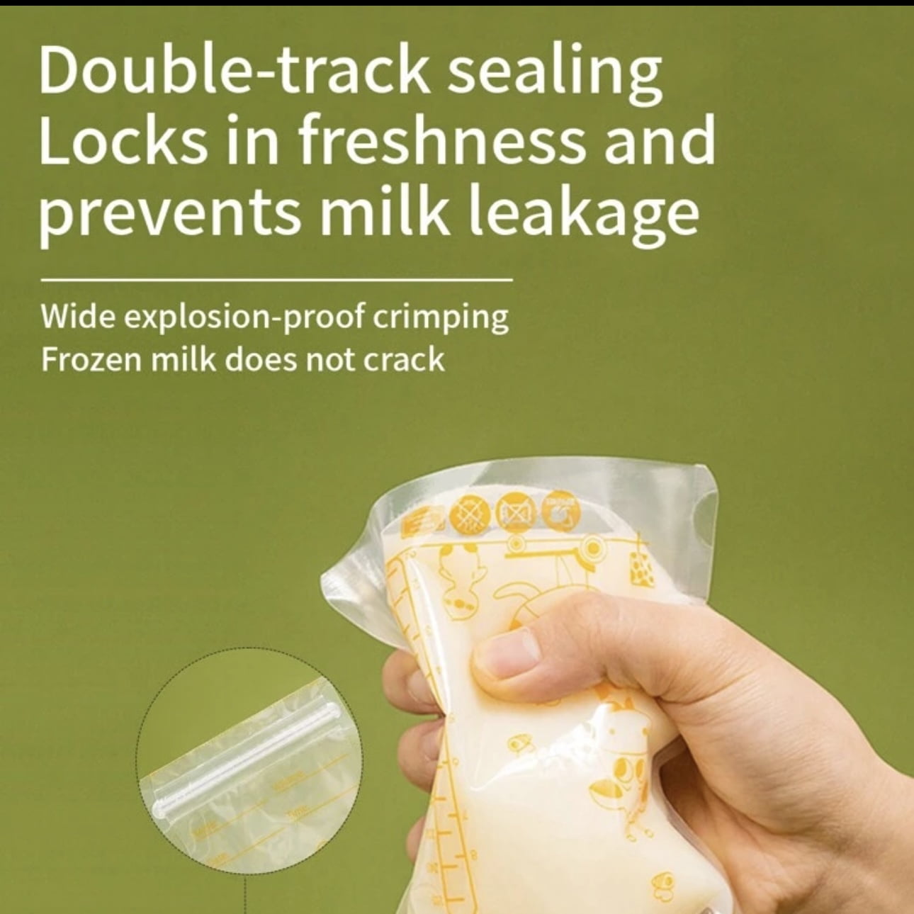 Worldofkikka Breastmilk Storage Bag 30 pcs 8oz