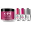 OPI Nail Dipping Powder Perfection Combo 4CT - Liquid Set Step 1,2,3 + Complimentary Wine MI12