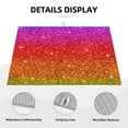 thumbnail image 3 of Fuzoiu Rainbow Glitter Print Absorbent, Reversible Microfiber Dish Drying Mat for Kitchen, Dish Drying Pad for Dishes, Utensils, Pots and Pans, Extra Large 18 Inch x 24 Inch, 3 of 7