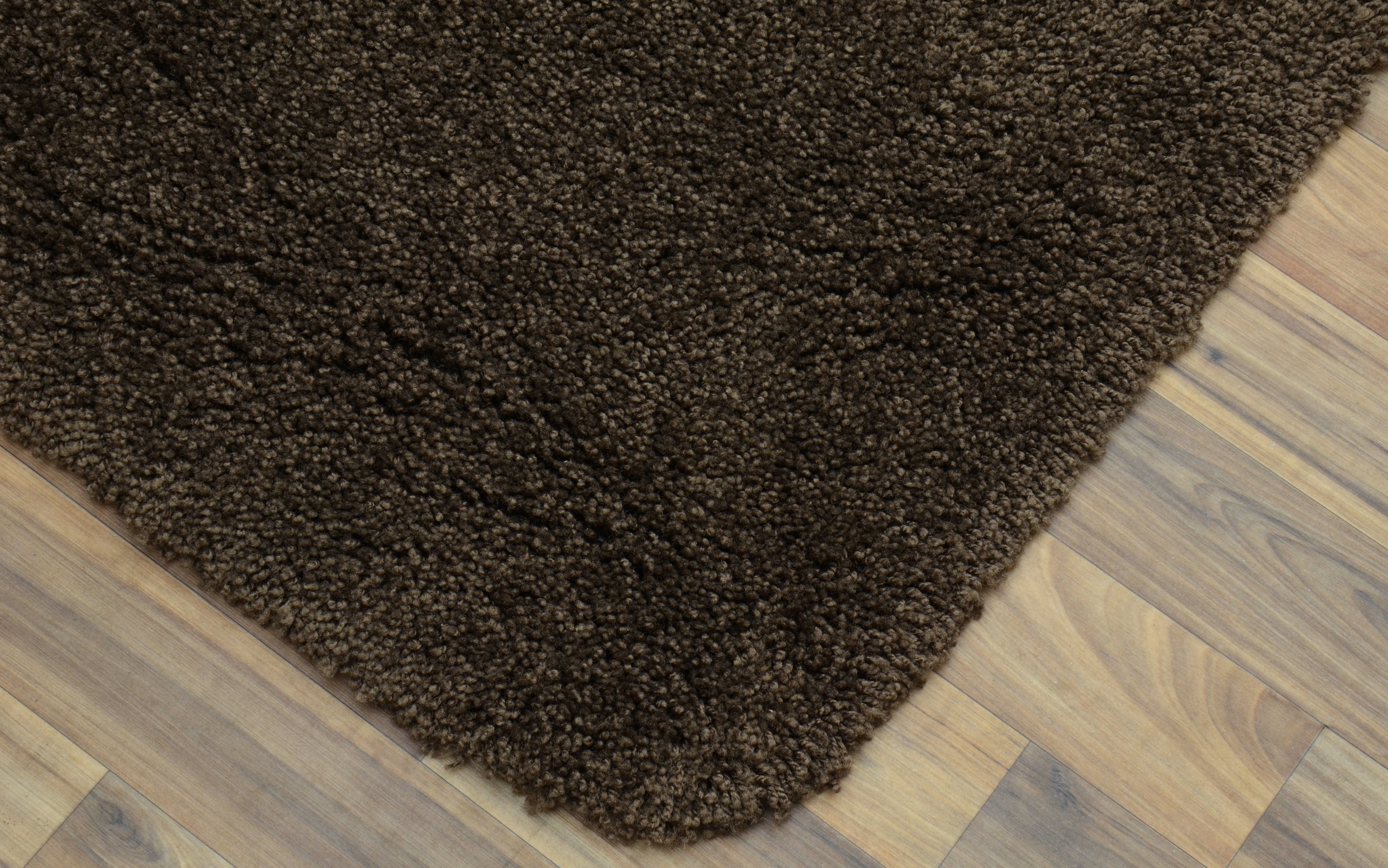 Garland Rug Serendipity Washable Nylon Chocolate Bathroom Runner, 22" x 60"