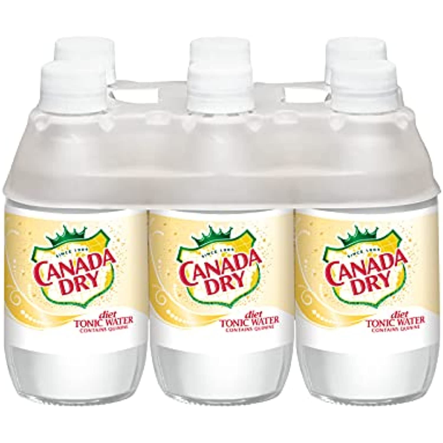 Canada Dry Diet Tonic Water, 10 Fluid Ounce Plastic Bottle, 6 Count