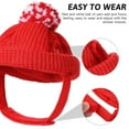 thumbnail image 2 of GAXIRE dog ear cover Pet Hat Warm Red 1Pack for Puppy 5.5*0.8*3.1in, 2 of 8