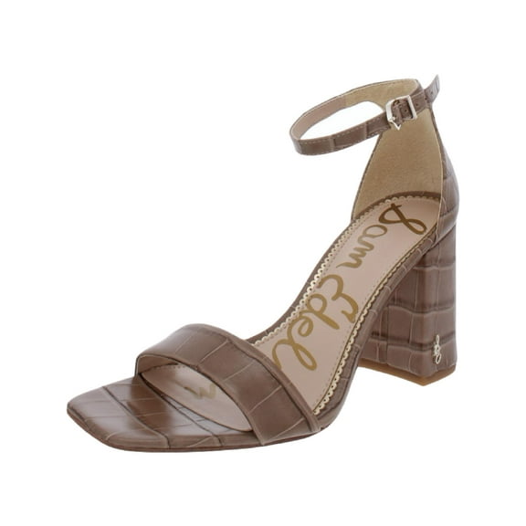 Sam Edelman Womens Daniella Patent Dress Sandals Taupe 7 Medium (B,M)