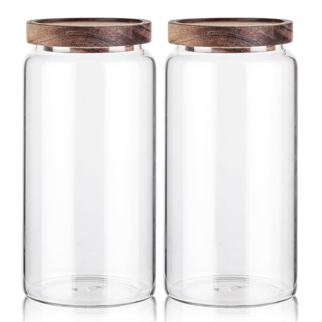 Recipiente de vidrio Labina, frasco hermético para alimentos de 2400 ml, paquete de 2