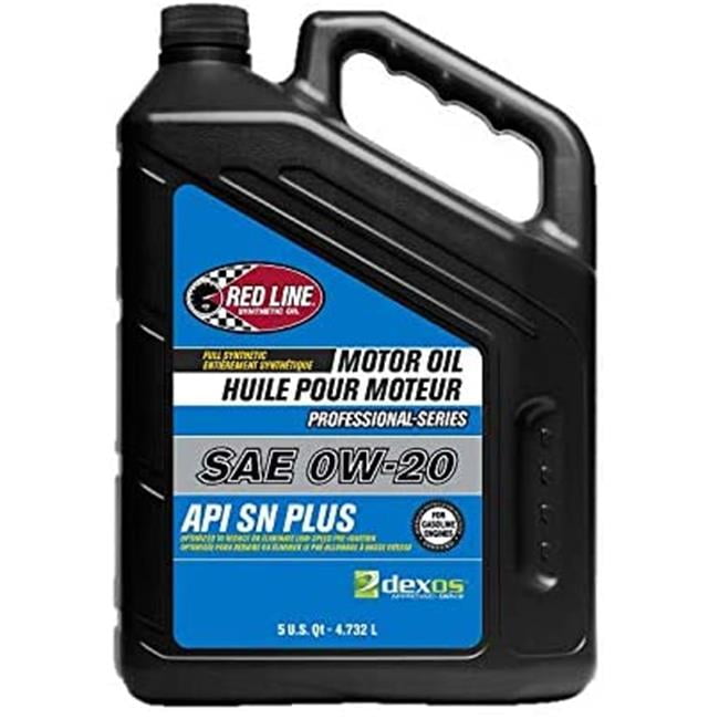 Red Line Oil 12804 Professional Series Full Synthetic Dexos Approved Motor Oil 0W20