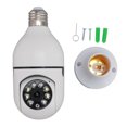 thumbnail image 2 of Cámara de Zócalo de Luz E27, Talk de 2 Vías 3MP Bulbo de la Bombilla Cámara de Seguridad de la Cámarae Nocturna Alarma Alarma PARA MULTIFUNCIAL INTERIORES, 2 of 7