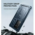 thumbnail image 2 of Dexnor for Samsung Galaxy S24 Ultra Case with Built-in Slide Camera Cover & Screen Protector & Kickstand, Shockproof Rugged Case Full-Body Bumper Protective Cover for Galaxy S24 Ultra 2024, Blue, 2 of 7