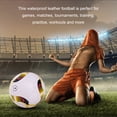 thumbnail image 4 of Advancent Tamaño 5 fútbol PU cuero portátil inflable interior estadio fútbol principiante profesional evento partido equipo deportes pelota Deportes y aire libre Advancent OD026376-00, 4 of 6