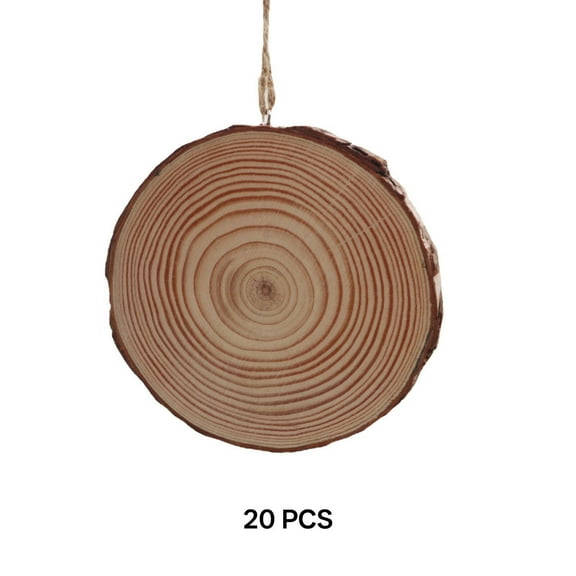 BESTSKY Wood Slices,Natural Pine Wood Slices Wood Slices for Crafts,Perfect for DIY Home Decor Wooden Blocks
