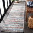 thumbnail image 3 of SAFAVIEH Cabana Gaila Abstract Indoor/Outdoor Runner Rug, Aqua/Pink, 2'2" x 9', 3 of 12