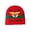 Red, variant on AJGRHE Xmas Santa Holiday Cap Winter Knitted Trapper Cap With Ear Unisex Thermal Hat For Kids Adults Cold Weather Outdoor Sports Black One Size