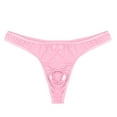 thumbnail image 2 of Intimates Mens Lingerie Micro Thong Bikini Front Hole Underwear G-string Underpants One Size, 2 of 4