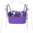 thumbnail image 4 of Porte-jarretelles en Peluche Enveloppant la Poitrine Veste Top Femme, 4 of 4