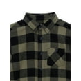 thumbnail image 2 of Wonder Nation Boys Flannel Shirt with Long Sleeves, Sizes 4-18 & Husky, 2 of 2