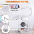 thumbnail image 2 of XIBUFE Front Load Washer Door Prop and Stopper - Magnetic Washing Machine Door Holder with 2.6-Inch Magnet Base,Removable Washer Door Stopper Keep Washer Door Open to Prevent Odors (White), 2 of 7