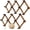 2 Pack, variant on Accordion Wall Hanger, Expandable Wall Mounted Hanger with 10 Hooks for Coats,Hats,Coffee Mug Ect,1 Pack Included,10 Pegs, Walnut Color,Retro Style