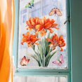 thumbnail image 2 of Stickers Colorful & Flower Static Cling Window Film Double Visible Removable for Privacy and, 2 of 7