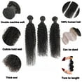 thumbnail image 3 of Water Wave Bundles Brazilian Virgin Human Hair 3 Bundles for Black Women, 3 of 5