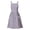 Gray, variant on Fiykzur Cotton Linen Pinafore Apron Dress for Women with Pockets Cute Art Chef Aprons for Kitchen Baking Gardening Painting