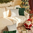 thumbnail image 5 of Sanmadrola Christmas Tree Decorative Throw Pillow Covers Set of 2, 18"x18" Soft Fluffy Pillowcases for Home Décor, Boho Pillow Covers Winter Holiday Cushion Cases for Sofa Couch Bedroom Living Room, 5 of 7