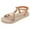 Orange, variant on Womens Sandals Open Toe Braided Flats Slingback Sandals Casual Boho Beach Dress Shoes
