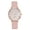 Pink, variant on Womens Quartz Watches Leather Band Fashion Watches Creative Wristwatch for Women Ladies