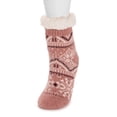 thumbnail image 2 of MUK LUKS Women's 1 Pair Pack Tall Cabin Chenille Eyelash Knit Slipper Socks, 2 of 2