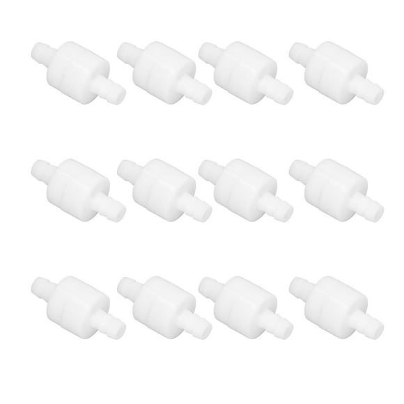 Single Way Check Valve One Way Check Valve Water Stop Check Valve Spring Check Valve 12 Pcs Single Way Check Valve PE High Temperature  Spring Water Stop Check Valve For Industry