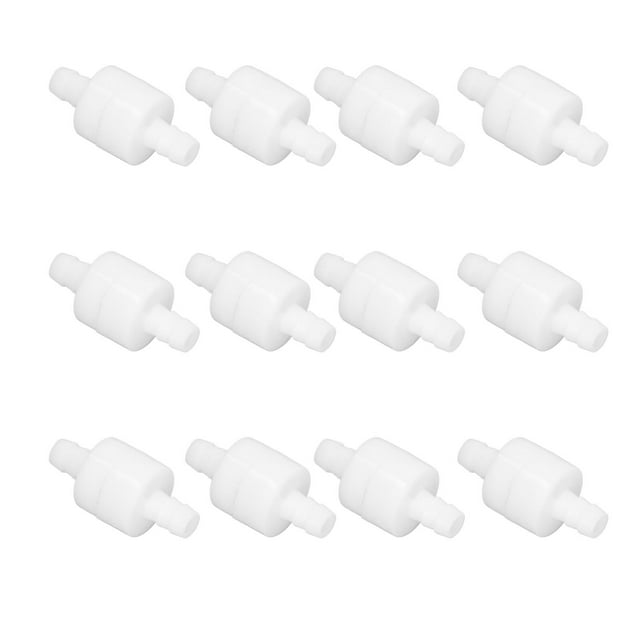 Single Way Check Valve One Way Check Valve Water Stop Check Valve Spring Check Valve 12 Pcs Single Way Check Valve PE High Temperature Spring Water Stop Check Valve For Industry