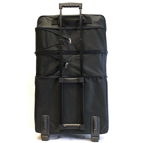 Argo Sport 36" Rolling Wheeled 3 Tiers Expandable Suitcase Luggage