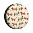 thumbnail image 1 of Balery Dachshund Dog Puppy Cubiertas para Neumáticos - Protector Resistente para Neumáticos de Camioneta, SUV, Remolque, Camper y RV-17 inch, 1 of 6