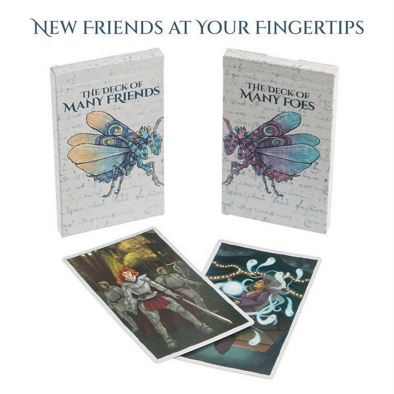 49 Hand-Illustrated Colorful Fantasy Tabletop Role Playing Game| DND 5e|The  Deck of Many Things & The Deck of Many Fates