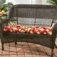 thumbnail image 3 of Greendale Home Fashions Roma Floral 44 x 17 in. Outdoor Bench Seat Cushion, 3 of 8