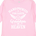 thumbnail image 4 of Inktastic Handpicked for Earth by My Grandpa in Heaven Angel Wings Boys or Girls Long Sleeve Toddler T-Shirt, 4 of 5