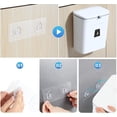 thumbnail image 5 of Odorless Kitchen Compost Bin, Wall Mountable Hanging Trash Can With Easy Access Compatible with Reusable Bags Compatibility, Sealing Lid Promotes Odor Prevention, 5 of 5