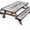Beige Plaid, variant on Picnic Table Cover with Bench Covers Elastic Edges, American Flag Fitted Table Cover, Outdoor Patio Camping Essentials 60 Inch 3PCS, Waterproof Camping Fitted Tablecloth