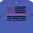 thumbnail image 4 of Inktastic Breast Cancer Awareness Pink Ribbons and Flag Youth T-Shirt, 4 of 5