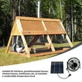 thumbnail image 6 of PALIFEUR Solar Powered Exhaust Fan, Waterproof Solar Fan, Solar Exhaust Fans for Outside Chicken Coops, Greenhouses, Sheds, Pet Houses, 8.11x8.26 Inch, 6 of 7