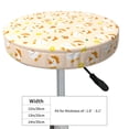 thumbnail image 4 of Pofeuu Cute Duck And Flower Print Round Bar Stool Covers - Super Soft and Washable Elastic Stool Cushion Slipcover Easy Clean Velvet-14 inch, 4 of 7