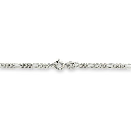Figaro Chain Necklace in .925 Sterling Silver