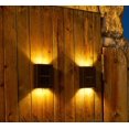 thumbnail image 3 of Luz de pared solar patio al aire libre paisaje estado de ánimo decorativo luz LED solar arriba y abajo luz de pared luminiscente TUNC Sencillez, 3 of 4